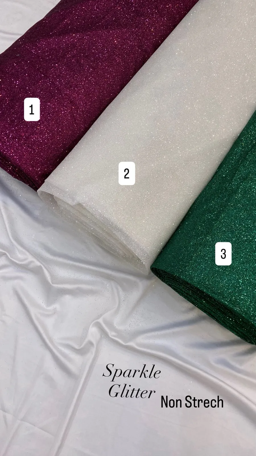 Sparkle Glitter Non Strech