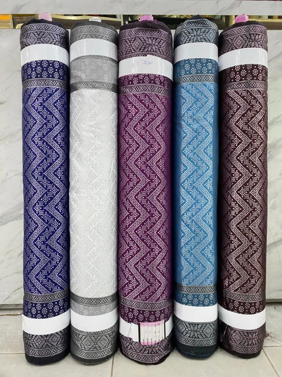 Songket Semi Palembang Motif Zig Zag